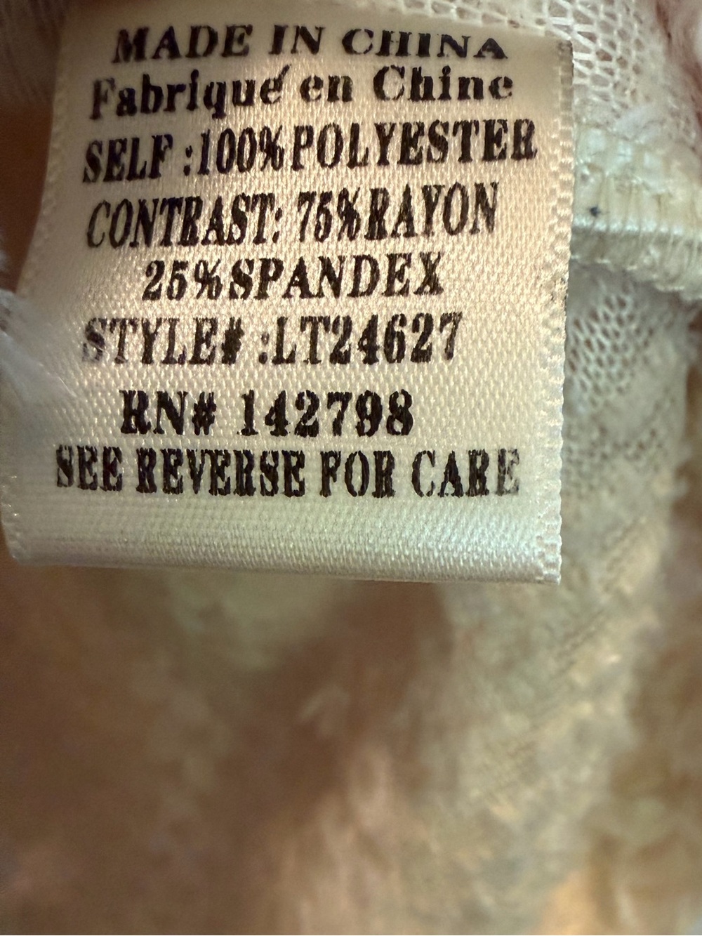 Love Riche Cream Fuzzy Crew Neck Feather Sweater - Picture 6 of 8